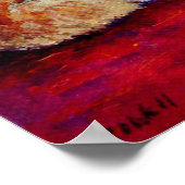 ペンブロークウェルシュコーギープリント ポスター (角)