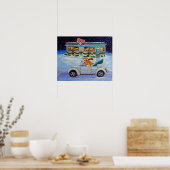 ペンブロークウェルシュコーギープリント ポスター (キッチン)