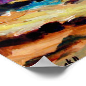 ペンブロークウェルシュコーギープリント ポスター (角)