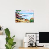 ペンブロークウェルシュコーギープリント ポスター (ホームオフィス)