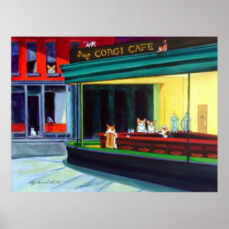 ペンブロークウェルシュコーギーポスタープリント ポスター