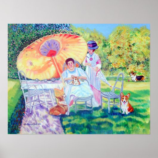 ペンブロークウェルシュコーギーポスタープリント ポスター (正面)