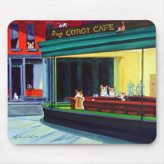 ペンブロークウェルシュコーギーマウスパッド マウスパッド (正面)