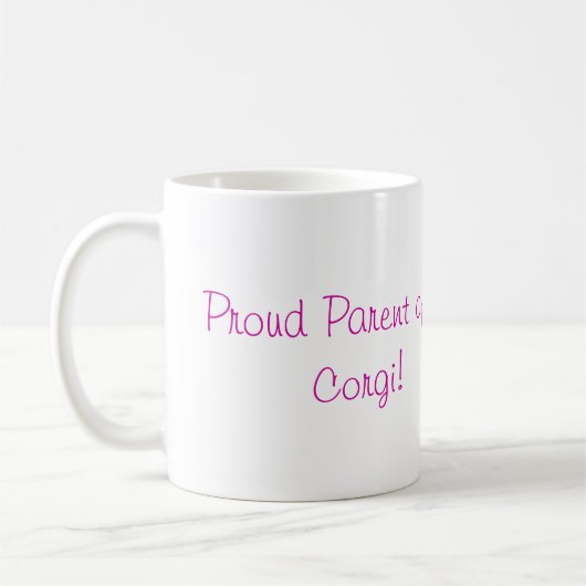 ペンブロークウェルシュコーギーマグ コーヒーマグカップ (左)