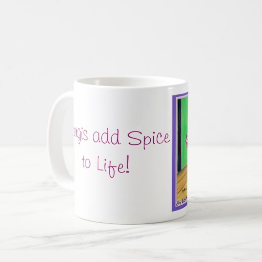 ペンブロークウェルシュコーギーマグ コーヒーマグカップ (正面左)