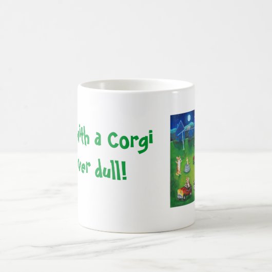 ペンブロークウェルシュコーギーマグ コーヒーマグカップ (中央)