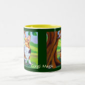 ペンブロークウェルシュコーギーマグ ツートーンマグカップ (中央)