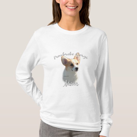 ペンブロークウェルシュコーギーママ2 Tシャツ (正面)