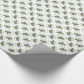 ペンブロークウェルシュコーギーラッキーポーズ ラッピングペーパー (角)