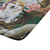 ペンブロークウェルシュコーギー妖精ファンタジー カッティングボード (角)