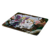 ペンブロークウェルシュコーギー妖精ファンタジー カッティングボード (角)