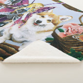 ペンブロークウェルシュコーギー妖精ファンタジー シェルパブランケット (3/4)