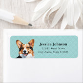 ペンブロークウェルシュコーギー差出人住所ラベル ラベル (インサイチュ)