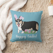ペンブロークウェルシュコーギー復活祭 クッション (ブランケット)