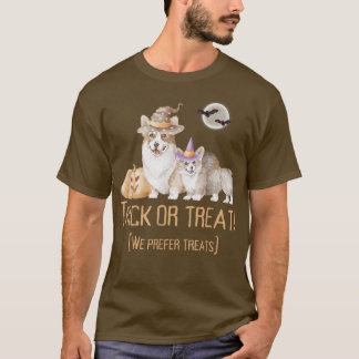 ペンブロークウェルシュコーギー愛犬家コルギハロウィーンCo Tシャツ