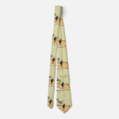 ペンブロークウェルシュコーギー眠っている犬の恋人ZZZ ネクタイ (裏面)