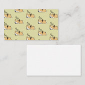 ペンブロークウェルシュコーギー眠っている犬の恋人ZZZ ノートカード (正面/裏面)