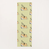 ペンブロークウェルシュコーギー眠っている犬の恋人ZZZ ヨガマット (裏面)