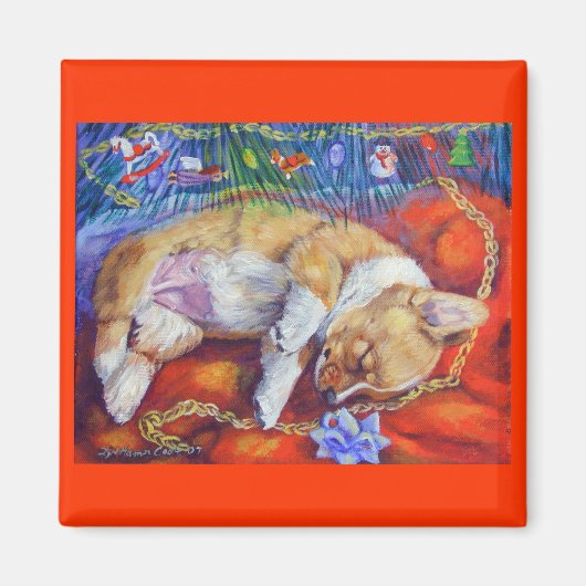 ペンブロークウェルシュコーギー磁石 マグネット (正面)