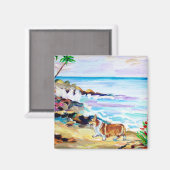 ペンブロークウェルシュコーギー磁石 マグネット (正面/裏面)