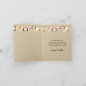 ペンブロークウェルシュコーギー誕生日グリーティングカード カード (内部)