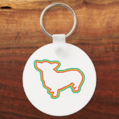 ペンブロークウェルシュコーギー キーホルダー (正面)
