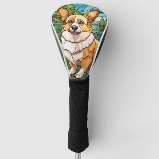 ペンブロークウェルシュテリア ゴルフヘッドカバー (正面)