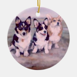 ペンブロークウェールズCORGI-ORNAMENT セラミックオーナメント