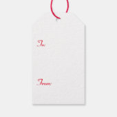 ペンブロークコーギクリスマス ギフトタグ (裏面)