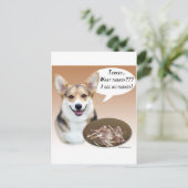 ペンブロークトルコウェルシュコーギー ポストカード (スタンド正面)