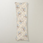 ペンブローク絵を描ウェルシュコーギーズ赤オリジナルドッグアート ボディピロー (正面縦)