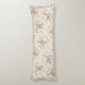 ペンブローク絵を描ウェルシュコーギーズ赤オリジナルドッグアート ボディピロー (裏面 (縦))