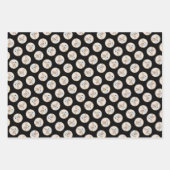 ペンブローク絵を描ウェルシュコーギーズ赤オリジナルドッグアート ラッピングペーパーシート (正面3)