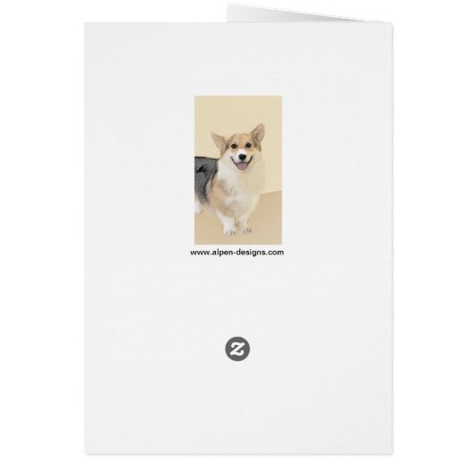 ペンブローク絵画ウェルシュコーギーズ – オリジナルドッグアート (裏面)