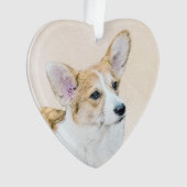 ペンブローク絵画ウェルシュコーギーズ – オリジナルドッグアート オーナメント (正面)