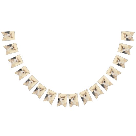 ペンブローク絵画ウェルシュコーギーズ – オリジナルドッグアート バンティングフラッグ (全)