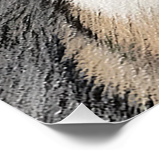 ペンブローク絵画ウェルシュコーギーズ – オリジナルドッグアート ポスター (コーナー)