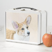ペンブローク絵画ウェルシュコーギーズ – オリジナルドッグアート メタルランチボックス (インサイチュ)