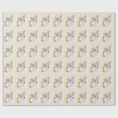 ペンブローク絵画ウェルシュコーギーズ – オリジナルドッグアート ラッピングペーパー (フラット)