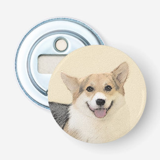 ペンブローク絵画ウェルシュコーギーズ – オリジナルドッグアート 栓抜き