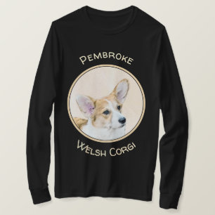 ペンブローク絵画ウェルシュコーギーズ – オリジナルドッグアート Tシャツ