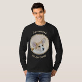ペンブローク絵画ウェルシュコーギーズ – オリジナルドッグアート Tシャツ (正面フル)