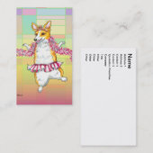 ペンブローク·ウェルシュコーギーズ·トゥトゥ·名刺 名刺 (正面/裏面)