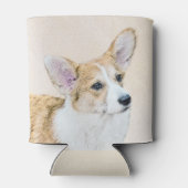 ペンブローク·ウェルシュコーギーズ·絵画オリジナル·ドッグ·アート 缶クーラー (裏面)