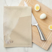 ペンブローク・ウェルシュコーギー絵画ズ・オリジナル・ドッグ・アート キッチンタオル (四つ折り)