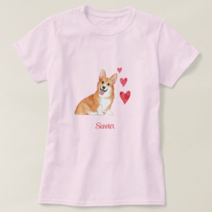 ペンブローク・ウェルシュ・コーギー オーダーメイドの犬グッズ Tシャツ