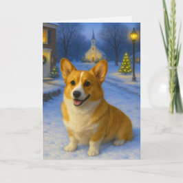 ペンブローク・ウェルシュ・コーギー クリスマスカード