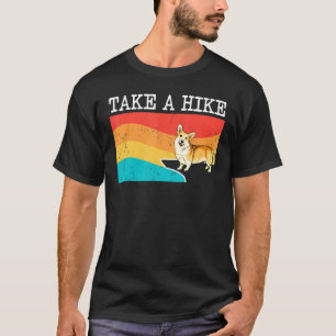 ペンブローク・ウェルシュ・コーギー グラフィック ハイキング Tシャツ