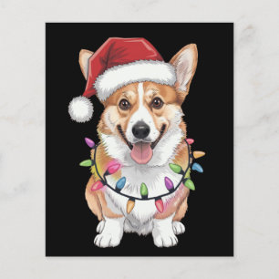 ペンブローク・ウェルシュ・コーギー サンタ クリスマスツリーライト チラシ