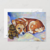 ペンブローク・ウェルシュ・コーギー ポストカード (正面/裏面)